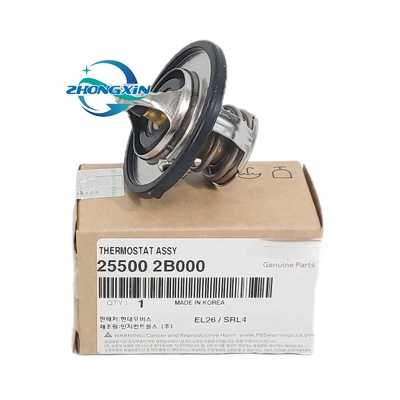 Termostato de líquido de refrigeração do motor para automóveis Kia Hyundai 25500-2B000 255002B000 e durável