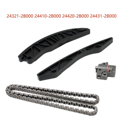 24410 2B000 Kit de cadeia de cronometragem 24321-2B000 24431-2B000 24420-2B000 1.6L para Hyundai i30